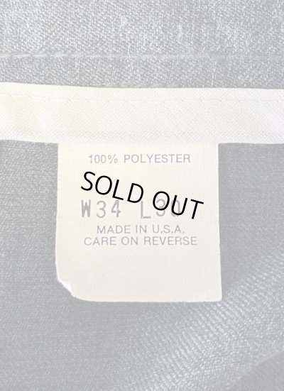 画像3: LEVIS "ACTION SLACKS" スラックス ブルーヘザー TALONジップ USA製 (VINTAGE)