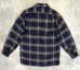 画像3: 90'S PENDLETON "BOARD SHIRT" ウール オープンカラーシャツ チェック柄 USA製 (VINTAGE) (3)