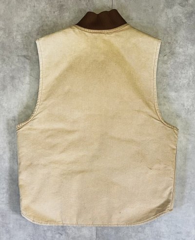 画像4: CARHARTT 裏地キルティング ダックベスト フェードブラウン (VINTAGE)