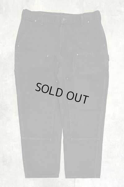 画像1: CARHARTT ダブルニー ダック ペインターパンツ ブラック W38L30 (VINTAGE)