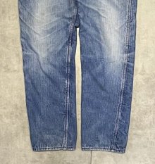 他の写真2: 70'S MONTGOMERY WARD トップスナップボタン 裏地付き デニム ペインターパンツ インディゴ SCOVILLジップ (VINTAGE)