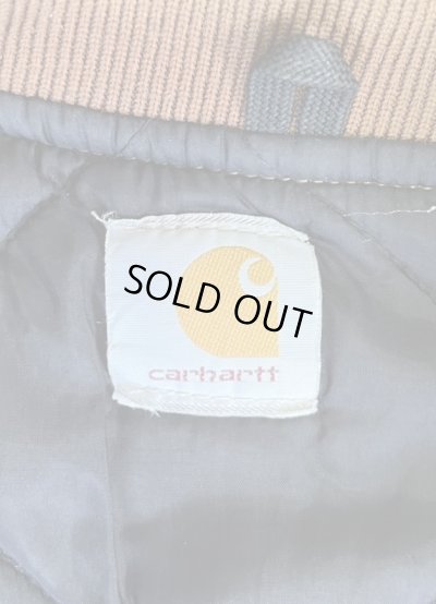 画像2: CARHARTT 裏地キルティング ダックベスト フェードブラウン (VINTAGE)