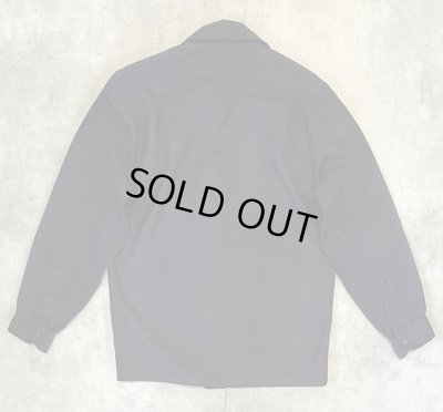 画像3: 70'S PENDLETON "BOARD SHIRT" ウール オープンカラーシャツ ネイビー USA製 (VINTAGE)