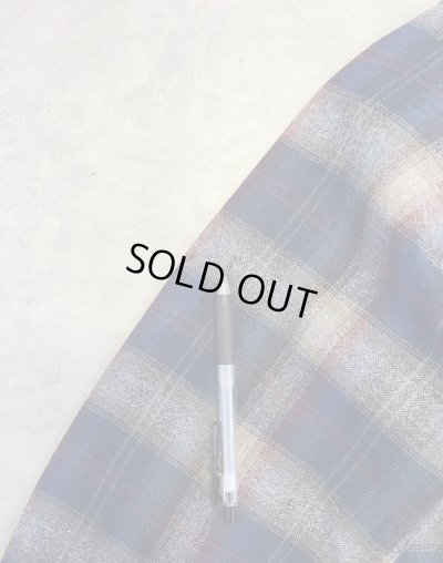 画像5: 90'S PENDLETON "BOARD SHIRT" ウール オープンカラーシャツ チェック柄 USA製 (VINTAGE)