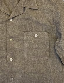他の写真2: 60'S PENDLETON "BOARD SHIRT" ウール オープンカラーシャツ ダークカーキ USA製 (VINTAGE)