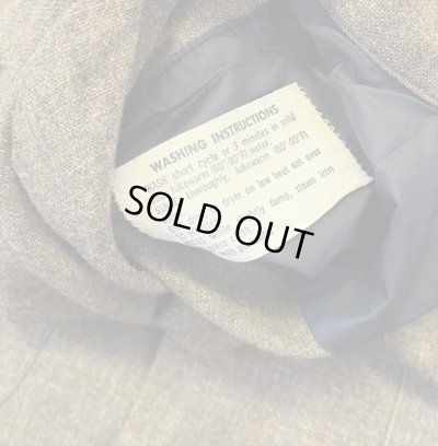 画像3: 60'S PENDLETON "BOARD SHIRT" ウール オープンカラーシャツ ダークカーキ USA製 (VINTAGE)