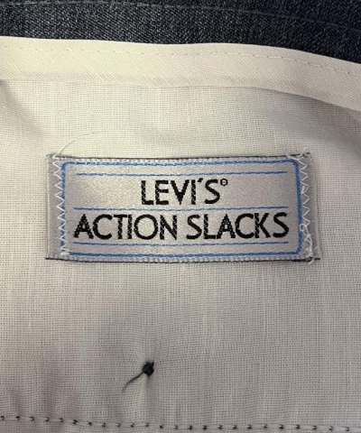 画像2: LEVIS "ACTION SLACKS" スラックス ブルーヘザー TALONジップ USA製 (VINTAGE)