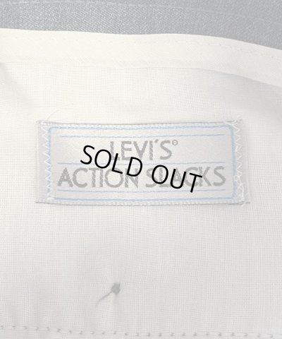 画像2: LEVIS "ACTION SLACKS" スラックス ブルーヘザー TALONジップ USA製 (VINTAGE)