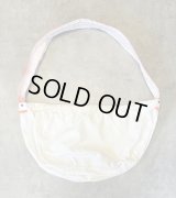 70'S UNKNOWN プリント無し ニュースペーパーバッグ ホワイト/オレンジ (VINTAGE)