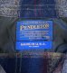 画像2: 90'S PENDLETON "BOARD SHIRT" ウール オープンカラーシャツ チェック柄 USA製 (VINTAGE) (2)