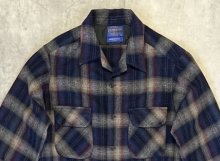 他の写真1: 90'S PENDLETON "BOARD SHIRT" ウール オープンカラーシャツ チェック柄 USA製 (VINTAGE)