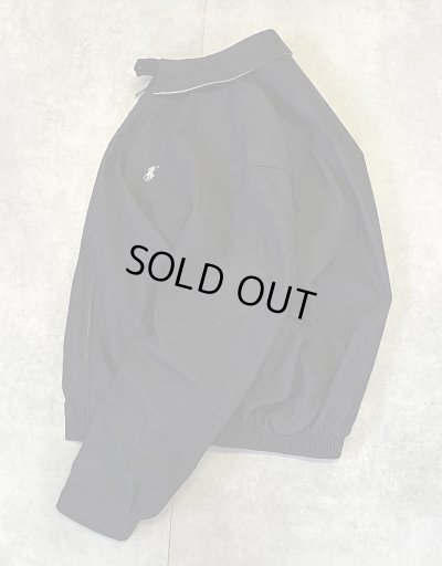 画像4: 90'S RALPH LAUREN チンスト付き ドリズラージャケット ブラック (VINTAGE)
