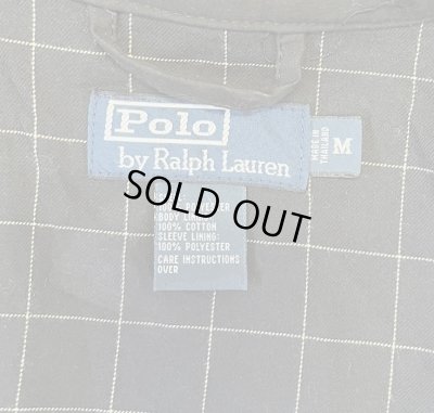 画像2: 90'S RALPH LAUREN チンスト付き ドリズラージャケット ブラック (VINTAGE)