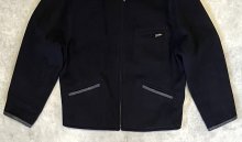 他の写真2: 90'S RALPH LAUREN 裏地キルティング レザーエルボーパッチ ウール スポーツジャケット ダークネイビー (VINTAGE)