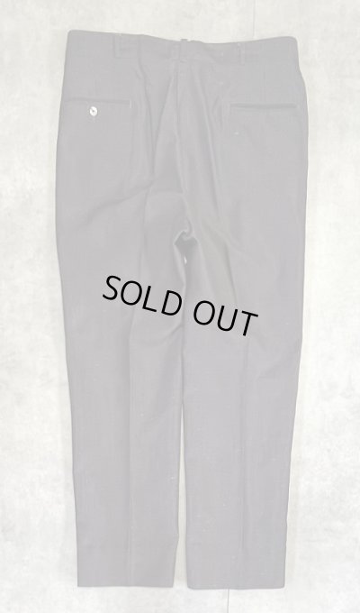 画像3: 70'S UNKNOWN ツータック スラックス チャコール/カラーネップ (VINTAGE)