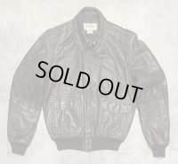 80'S LL Bean "A-2" レザー フライトジャケット ダークブラウン SCOVILLジップ USA製 (VINTAGE)