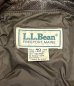 画像2: 80'S LL Bean "A-2" レザー フライトジャケット ダークブラウン SCOVILLジップ USA製 (VINTAGE) (2)