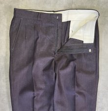 他の写真1: 70'S UNKNOWN ツータック スラックス チャコール/カラーネップ (VINTAGE)