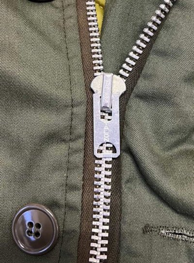 画像5: 60'S LL Bean "B-9" 筆記体タグ 裏地キルティング フライトジャケット オリーブ TALONアルミジップ (VINTAGE)