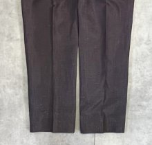 他の写真2: 70'S UNKNOWN ツータック スラックス チャコール/カラーネップ (VINTAGE)