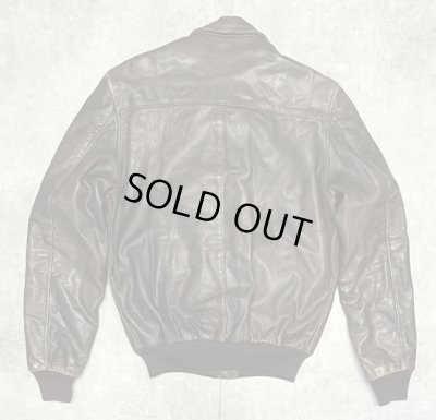 画像6: 80'S LL Bean "A-2" レザー フライトジャケット ダークブラウン SCOVILLジップ USA製 (VINTAGE)