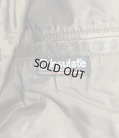 画像5: 80'S LL Bean "A-2" レザー フライトジャケット ダークブラウン SCOVILLジップ USA製 (VINTAGE)