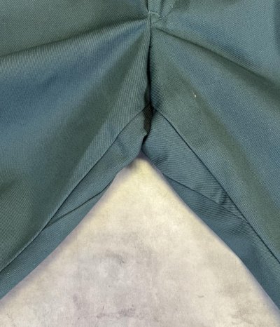 画像5: 70'S BIG YANK "MAGIC-TWILL" ワークパンツ グリーン 42TALONジップ USA製 (DEADSTOCK)