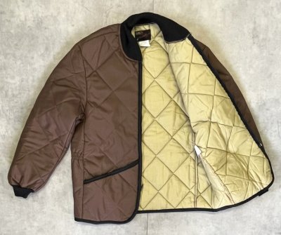 画像3: 70'S SEARS "TED WILLIAMS" キルティングジャケット ブラウン (DEADSTOCK) 