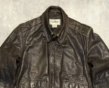 他の写真1: 80'S LL Bean "A-2" レザー フライトジャケット ダークブラウン SCOVILLジップ USA製 (VINTAGE)