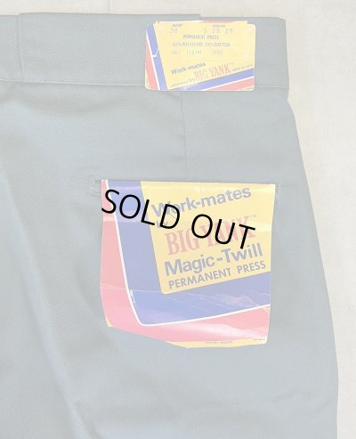 画像6: 70'S BIG YANK "MAGIC-TWILL" ワークパンツ グリーン 42TALONジップ USA製 (DEADSTOCK)