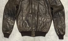 他の写真3: 80'S LL Bean "A-2" レザー フライトジャケット ダークブラウン SCOVILLジップ USA製 (VINTAGE)