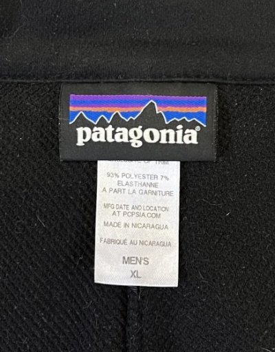 画像2: PATAGONIA 裏地POLARTEC WINDBLOCK ソフトシェルジャケット ブラック 企業コラボ (VINTAGE)