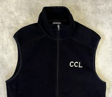 他の写真1: PATAGONIA "SYNCHILLA" 裾ロゴ フルジップ フリースベスト ブラック (VINTAGE)