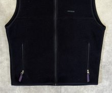 他の写真3: 90'S PATAGONIA "SYNCHILLA" フルジップ フリースベスト ブラック USA製 (VINTAGE)