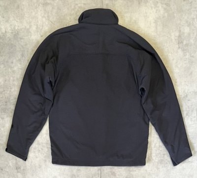 画像5: 02'S PATAGONIA "CORE SKIN JACKET" 刺繍ロゴ 止水ジップ ソフトシェルジャケット ダークグレー USA製 (VINTAGE)