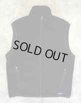 PATAGONIA "SYNCHILLA" 裾ロゴ フルジップ フリースベスト ブラック (VINTAGE)