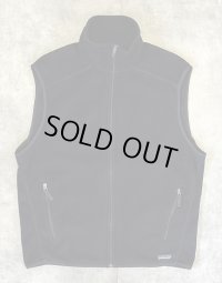 PATAGONIA "SYNCHILLA" 裾ロゴ フルジップ フリースベスト ブラック (VINTAGE)