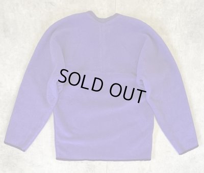 画像4: 80'S PATAGONIA 旧タグ 前V ガゼット付き クルーネック フリース パープル (VINTAGE)