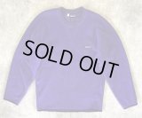 80'S PATAGONIA 旧タグ 前V ガゼット付き クルーネック フリース パープル (VINTAGE)