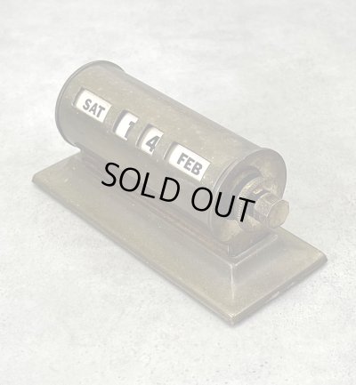 画像2: PARK SHERMAN ブラス製 デスクトップ パーペチュアルカレンダー (VINTAGE)