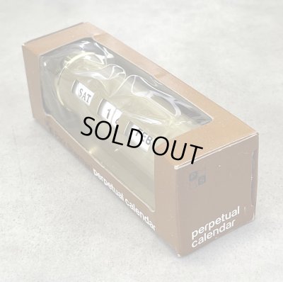 画像2: PARK SHERMAN ブラス製 デスクトップ パーペチュアルカレンダー (DEADSTOCK)