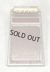 PARK SHERMAN メモパッド付き ブラス製 デスクトップ パーペチュアルカレンダー (VINTAGE)