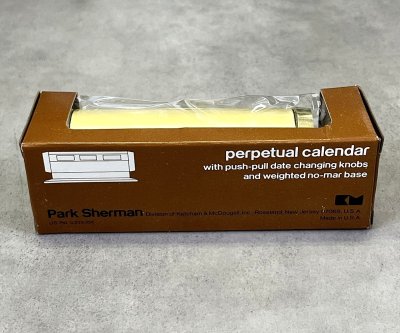 画像3: PARK SHERMAN ブラス製 デスクトップ パーペチュアルカレンダー (DEADSTOCK)
