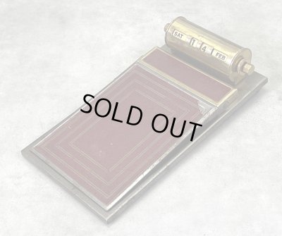 画像2: PARK SHERMAN メモパッド付き ブラス製 デスクトップ パーペチュアルカレンダー (VINTAGE)