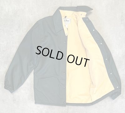 画像3: 80'S LL Bean チンスト付き ナイロン コーチジャケット ダークグリーン USA製 (DEADSTOCK)