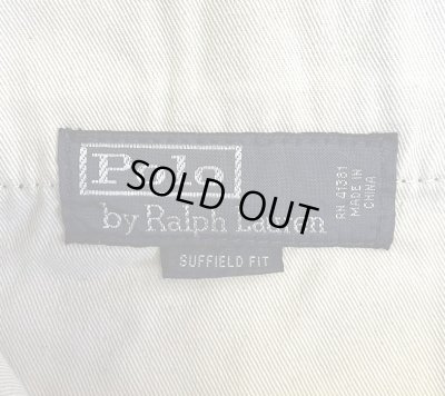 画像2: 90'S RALPH LAUREN モールスキンパンツ IDEALジップ ダークカーキ (VINTAGE)