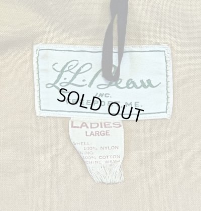 画像2: 70'S LL Bean 筆記体タグ チンスト付き ナイロン コーチジャケット ネイビー USA製 (VINTAGE)