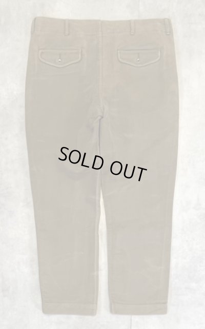画像5: 90'S RALPH LAUREN モールスキンパンツ IDEALジップ ダークカーキ (VINTAGE)