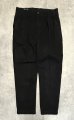 画像1: 90'S RALPH LAUREN "ETHAN PANT" ツープリーツ チノパンツ ブラック (VINTAGE) (1)