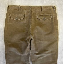 他の写真3: 90'S RALPH LAUREN モールスキンパンツ IDEALジップ ダークカーキ (VINTAGE)